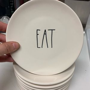 Rae Dunn Dessert Plates 8ct